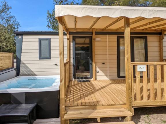 Hotel Camping Le Rochetaillee Grandes Sables Exterior foto